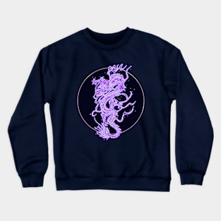 Purple dragon Crewneck Sweatshirt